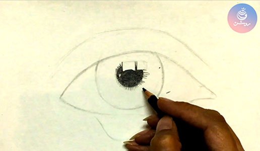 آموزش طراحی چشم