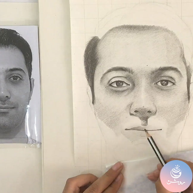 مدل طرح نقاشی چهره