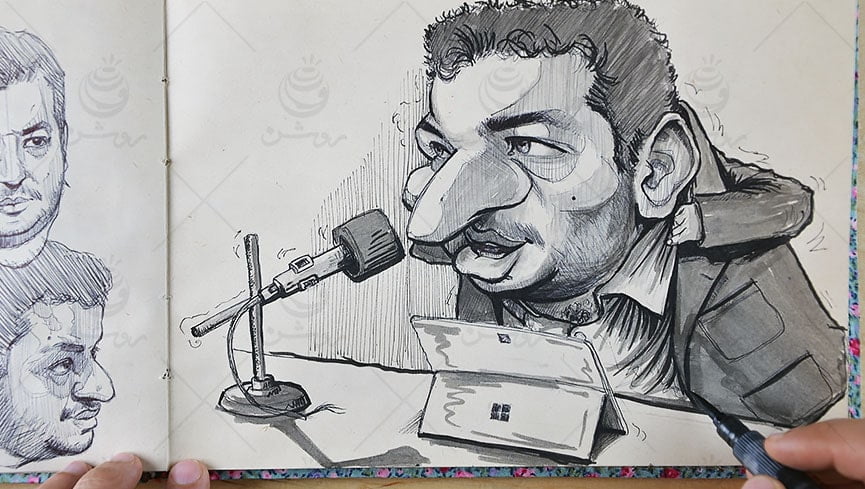 کاریکاتور رائفی پور