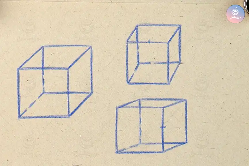 طراحی مکعب ساده