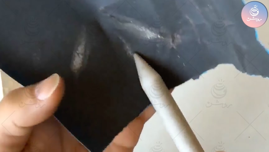 تراشیدن محو کن کاغذی برای تمیزکاری
