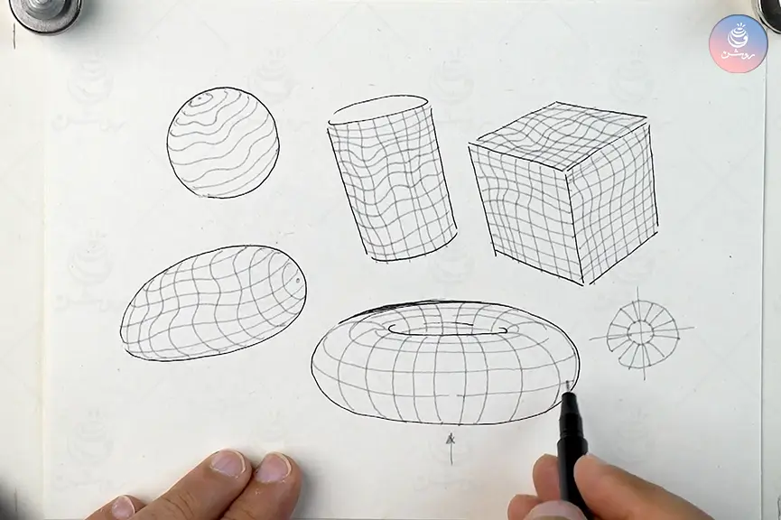 تمرین طراحی با خط