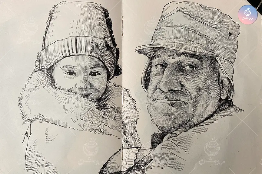 cross-contour-lines-drawing-3 طراحی چهره با خط