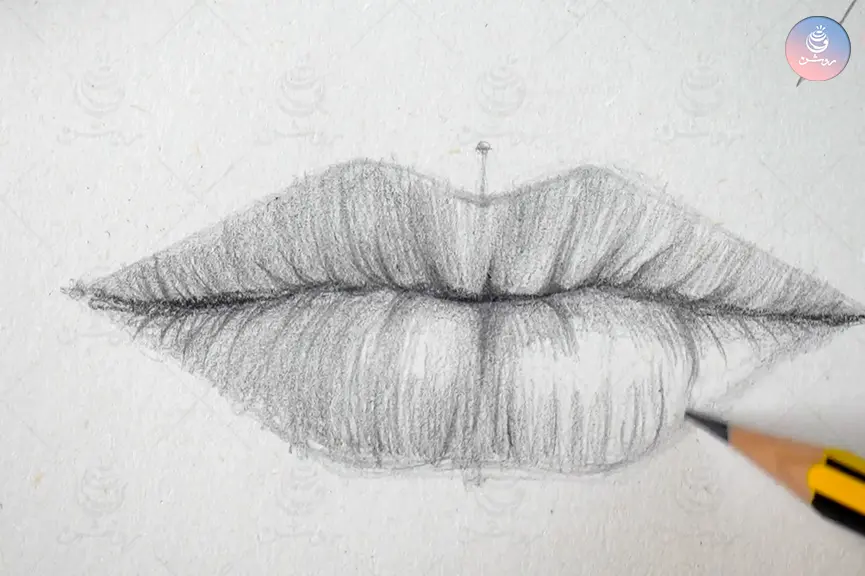 lips-drawing-tutorial-13 آموزش طراحی لب