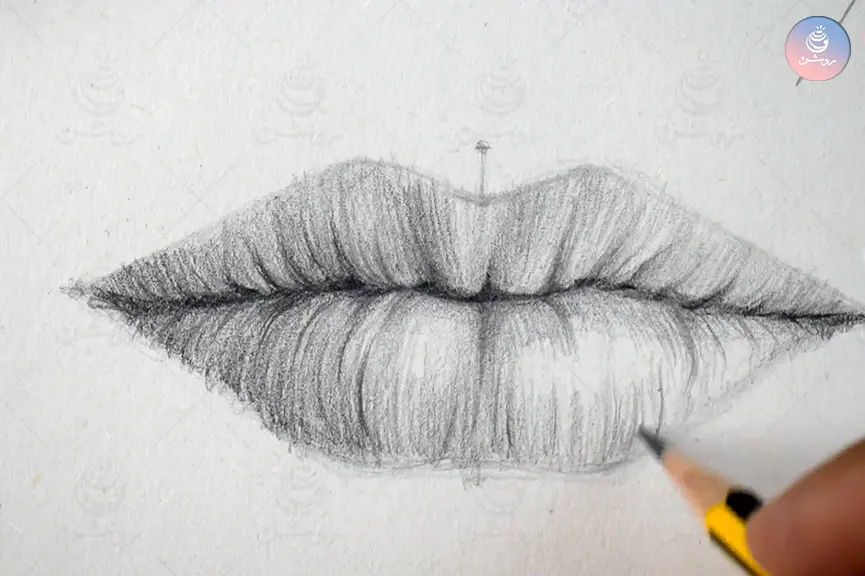 lips-drawing-tutorial-14 طراحی لب