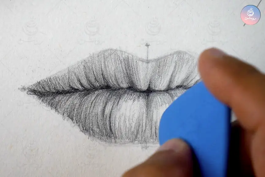 lips-drawing-tutorial-15 آموزش طراحی لب