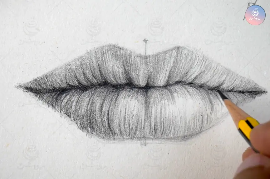 lips-drawing-tutorial-16 طراحی لب