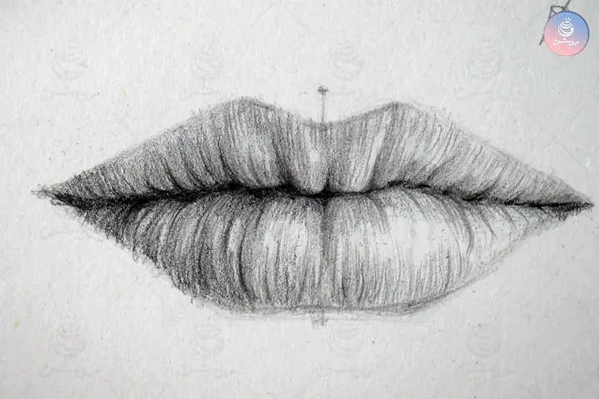 lips-drawing-tutorial-17 آموزش طراحی لب