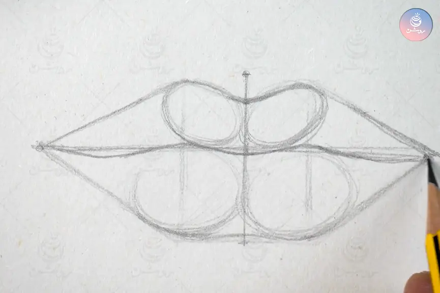 lips-drawing-tutorial-7 آموزش طراحی لب
