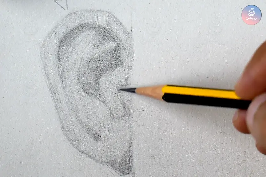 ear-drawing-tutorial-11 طراحی گوش