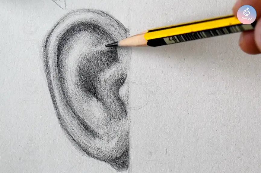 ear-drawing-tutorial-15 طراحی گوش
