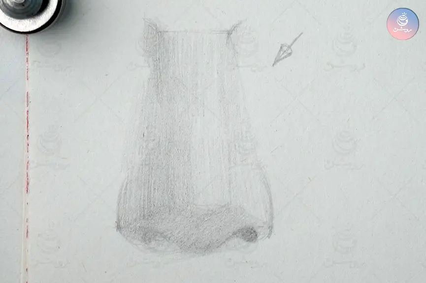 nose-drawing-tutorial-13 سایهپردازی بینی