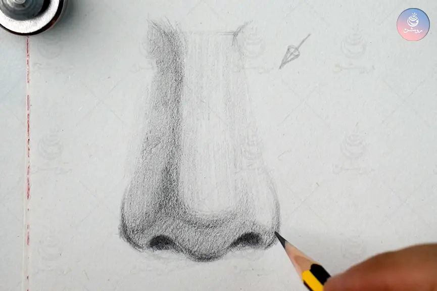 nose-drawing-tutorial-16 طراحی بینی