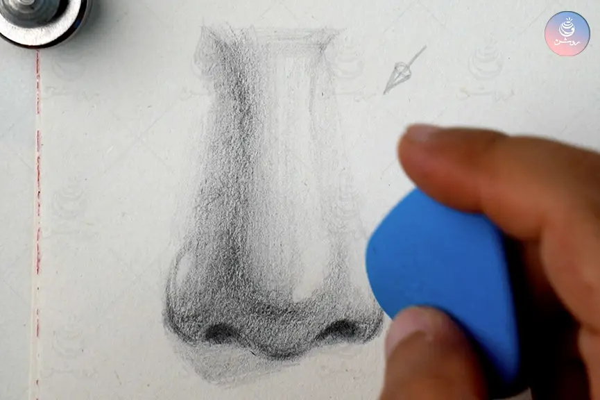 nose-drawing-tutorial-18 طراحی بینی