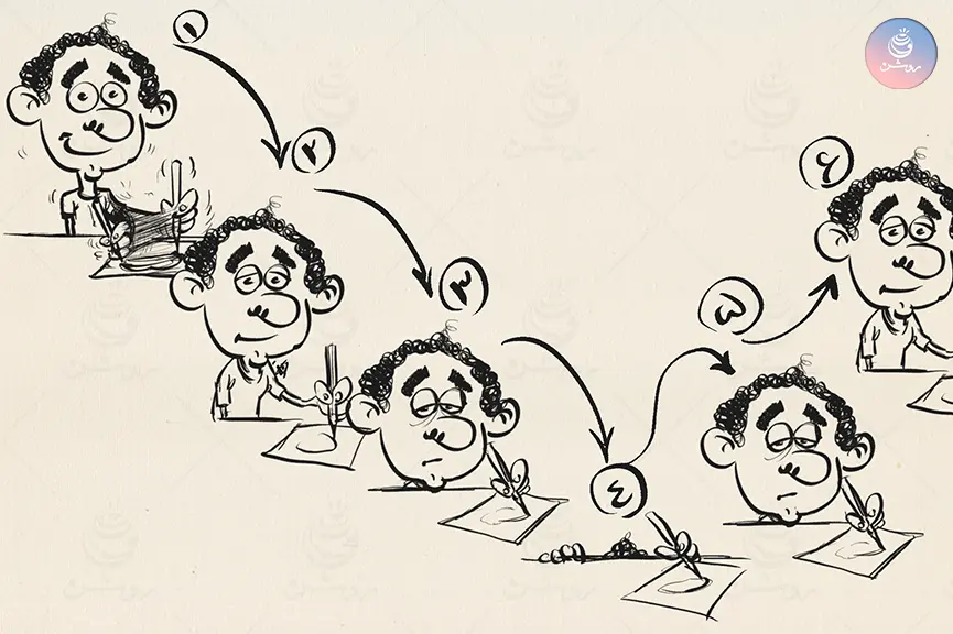 پذیرش ملال در یادگیری نقاشی